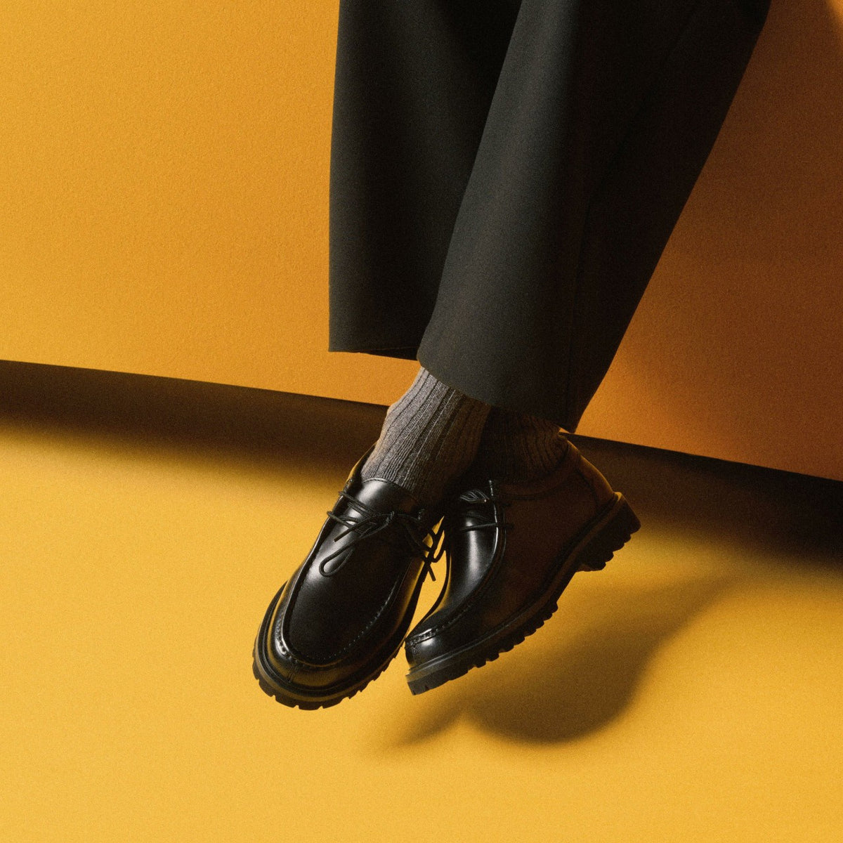Berwick Seam Black Leather - Clarks Men