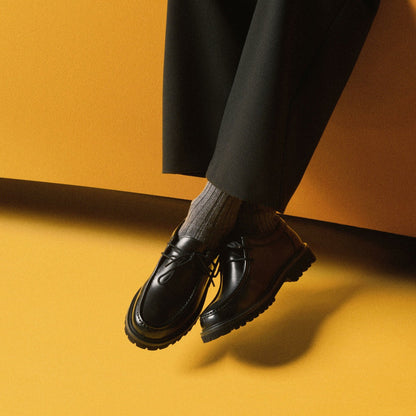Berwick Seam Black Leather - Clarks Men