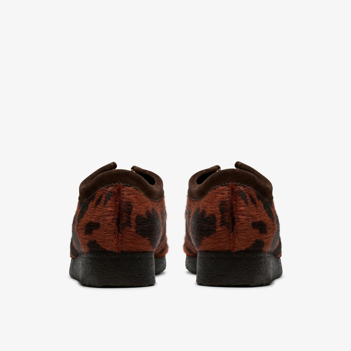 Wallabee Brown Cow Print - Clarks Men