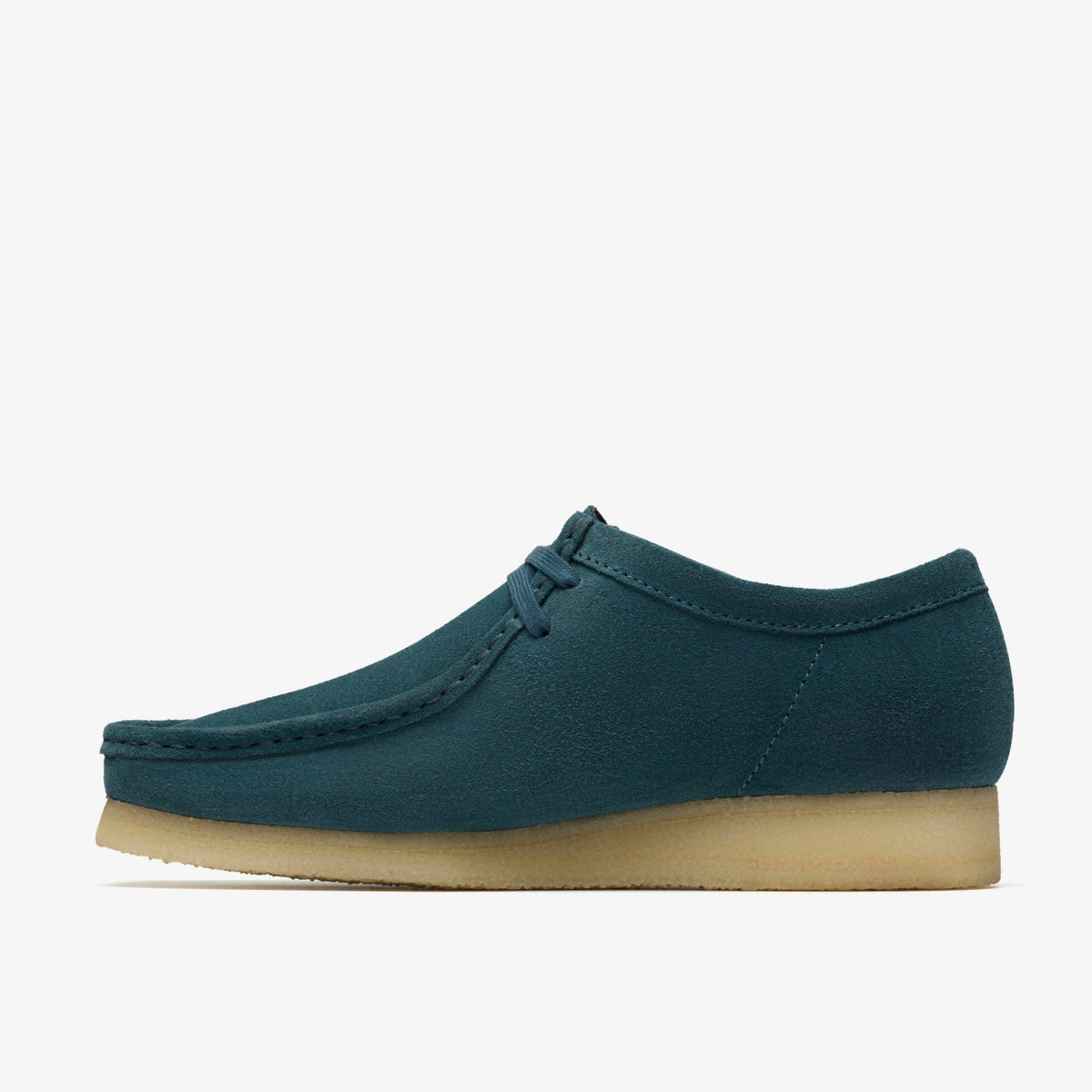 Wallabee Mid Blue Suede - Clarks Men