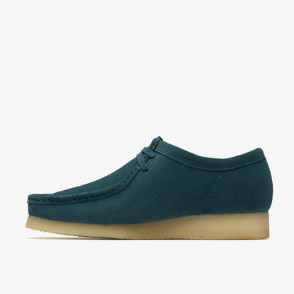 Wallabee Mid Blue Suede - Clarks Men