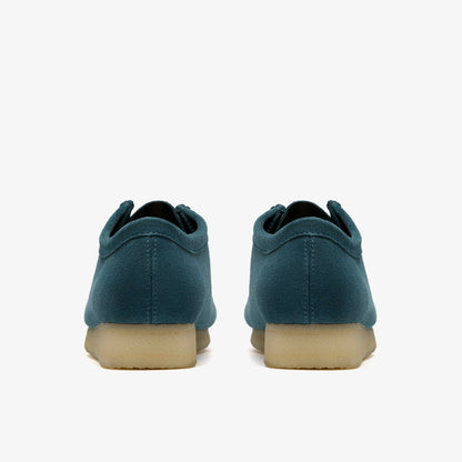 Wallabee Mid Blue Suede - Clarks Men