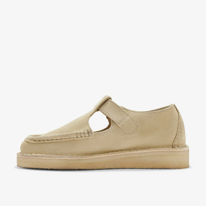 Nomad T Bar Maple Suede - Clarks Women