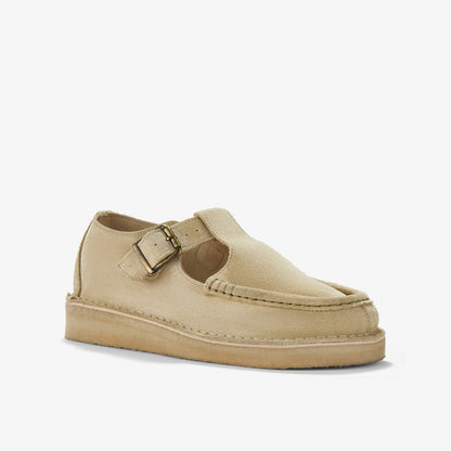 Nomad T Bar Maple Suede - Clarks Women