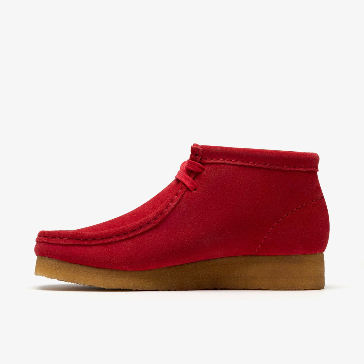 Wallabee Boot Red Suede - Clarks Women