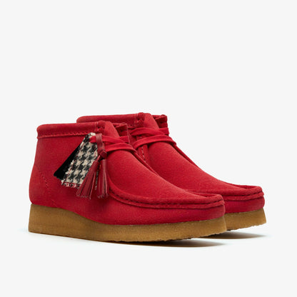 Wallabee Boot Red Suede - Clarks Women