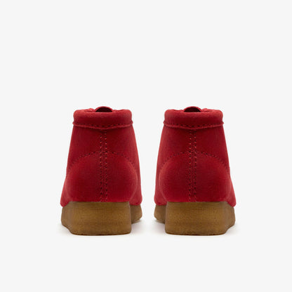 Wallabee Boot Red Suede - Clarks Women