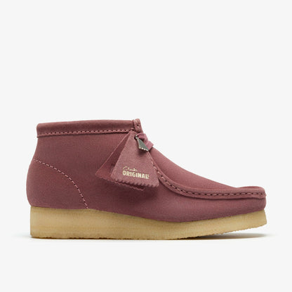Wallabee Boot Rose Brown Suede - Clarks Women
