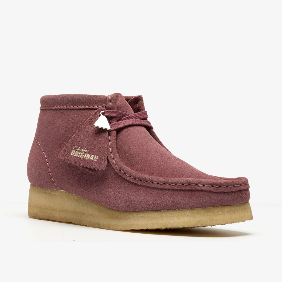 Wallabee Boot Rose Brown Suede - Clarks Women