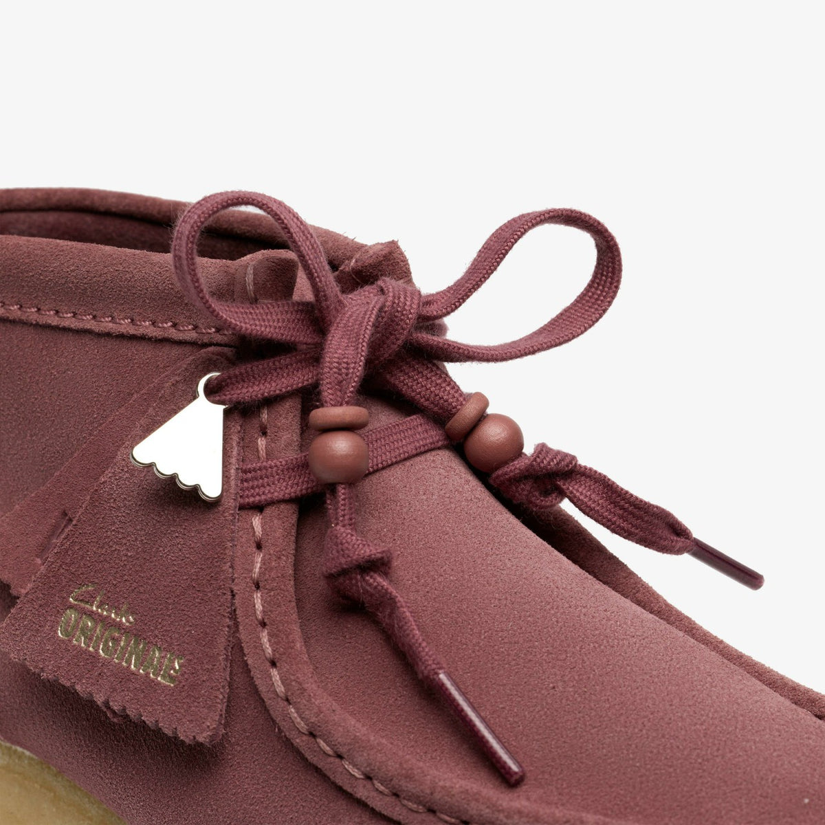 Wallabee Boot Rose Brown Suede - Clarks Women
