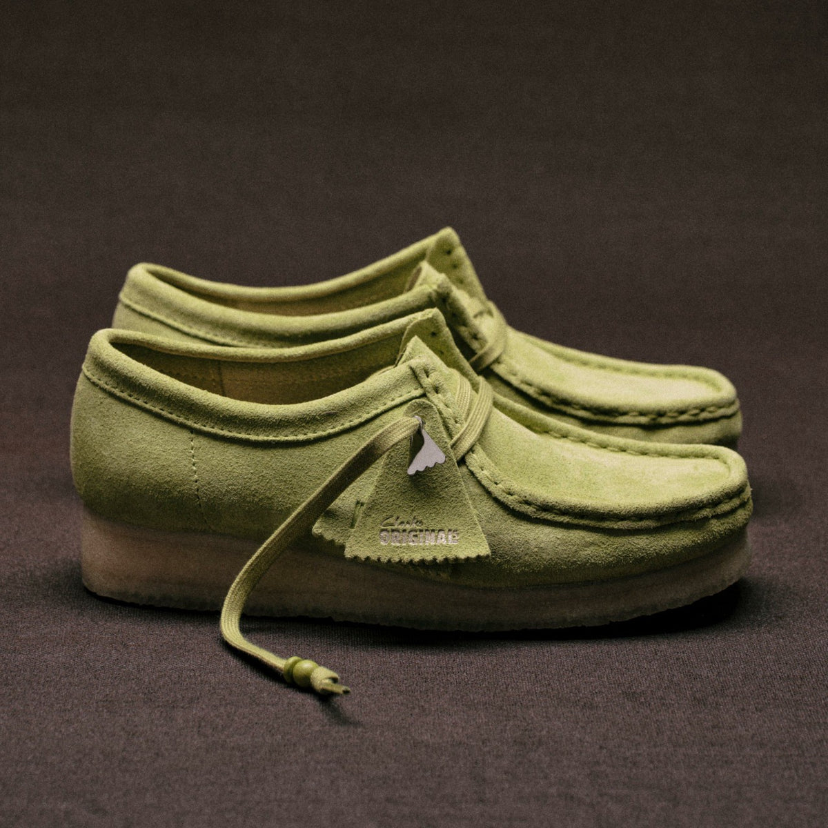 Wallabee Lime Suede - Clarks Women