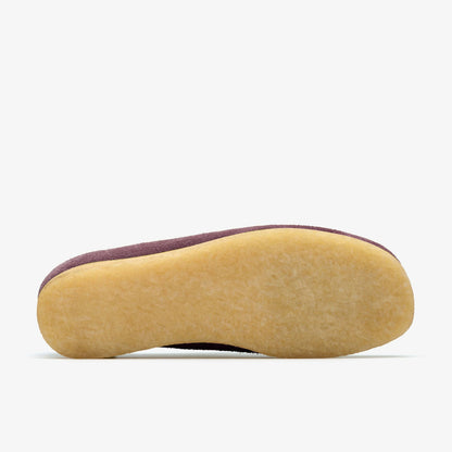 Wallabee Plum Suede - Clarks Women