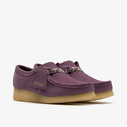 Wallabee Plum Suede - Clarks Women