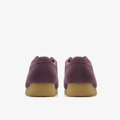 Wallabee Plum Suede - Clarks Women