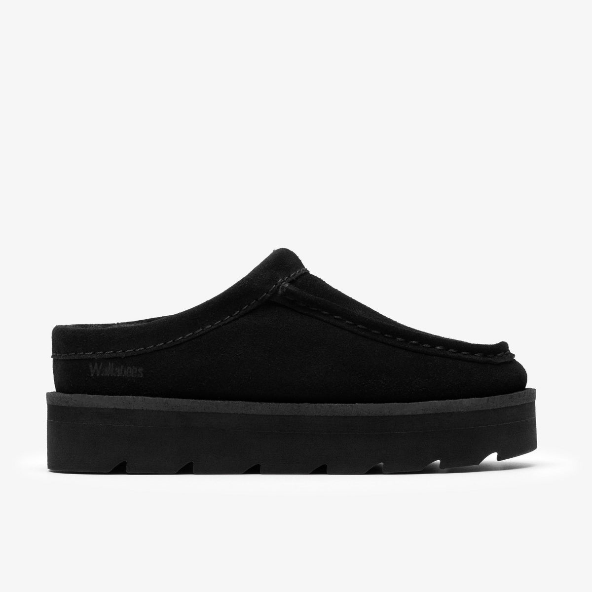 Meare Mule Black Suede Warmlined - Clarks Women