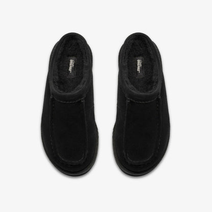 Meare Mule Black Suede Warmlined - Clarks Women