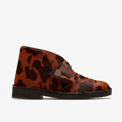 Desert Boot. Brown Cow Print - Clarks Women