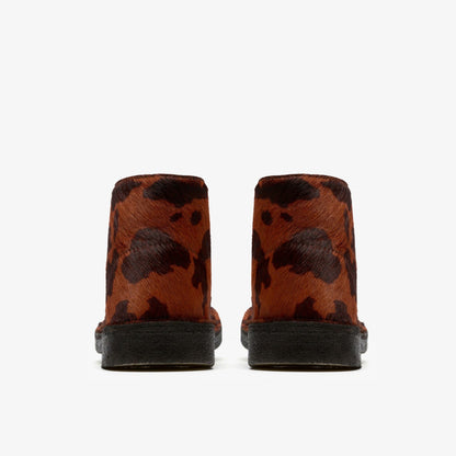 Desert Boot. Brown Cow Print - Clarks Women