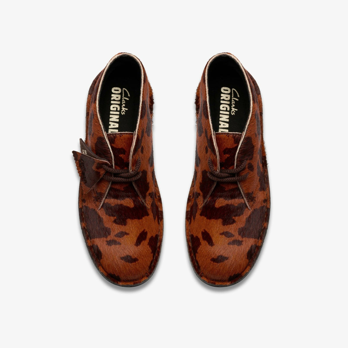 Desert Boot. Brown Cow Print - Clarks Women
