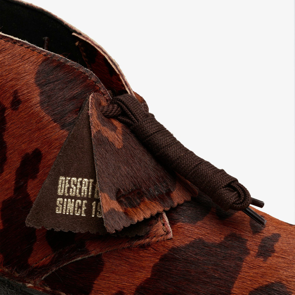 Desert Boot. Brown Cow Print - Clarks Women