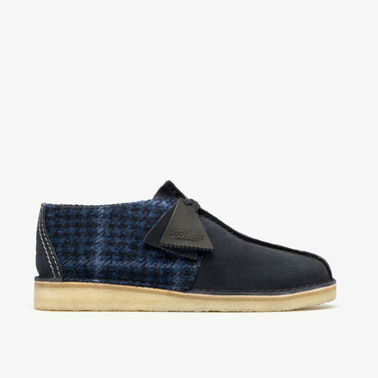 Desert Trek Navy Tweed Combination - Clarks Men