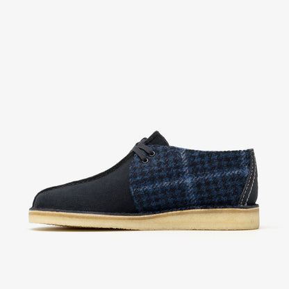 Desert Trek Navy Tweed Combination - Clarks Men