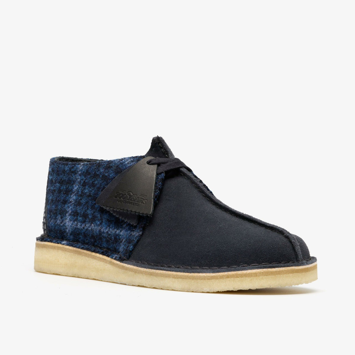 Desert Trek Navy Tweed Combination - Clarks Men