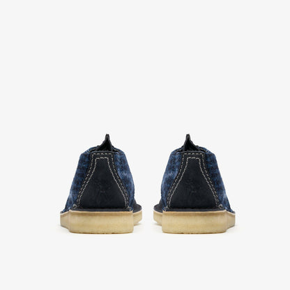 Desert Trek Navy Tweed Combination - Clarks Men