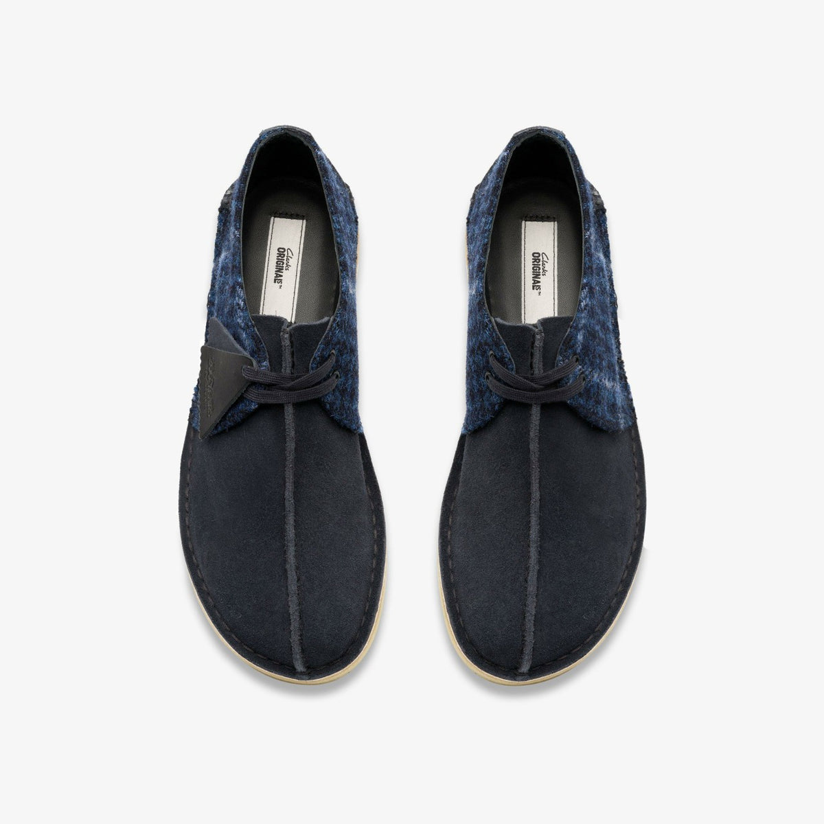 Desert Trek Navy Tweed Combination - Clarks Men