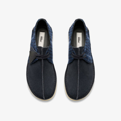 Desert Trek Navy Tweed Combination - Clarks Men
