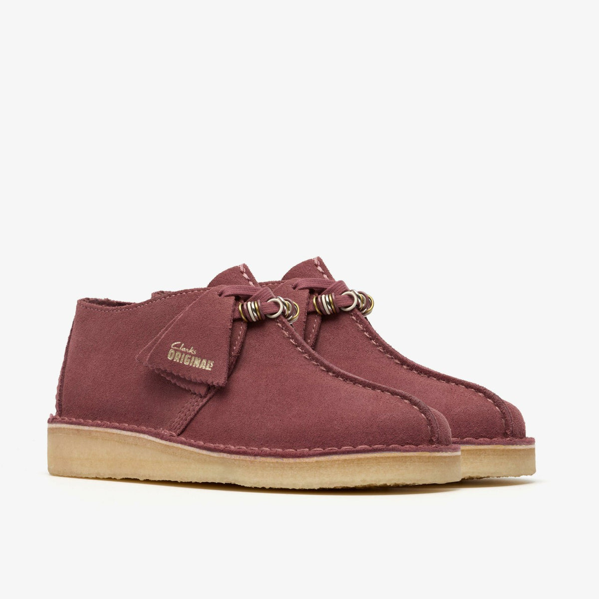 Desert Trek Rose Brown Suede - Clarks Women