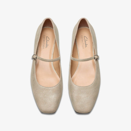 Emelina Gem Champagne - Clarks Women