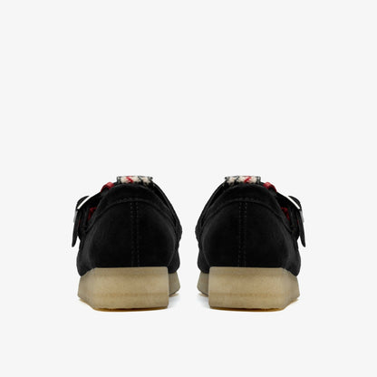 Wallabee T Bar Black Tweed Combination - Clarks Women