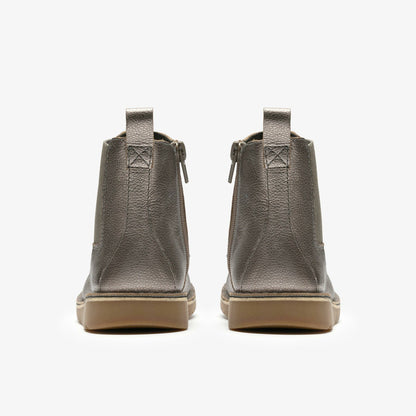 Joyful Sky Kid Pewter - Clarks Kids
