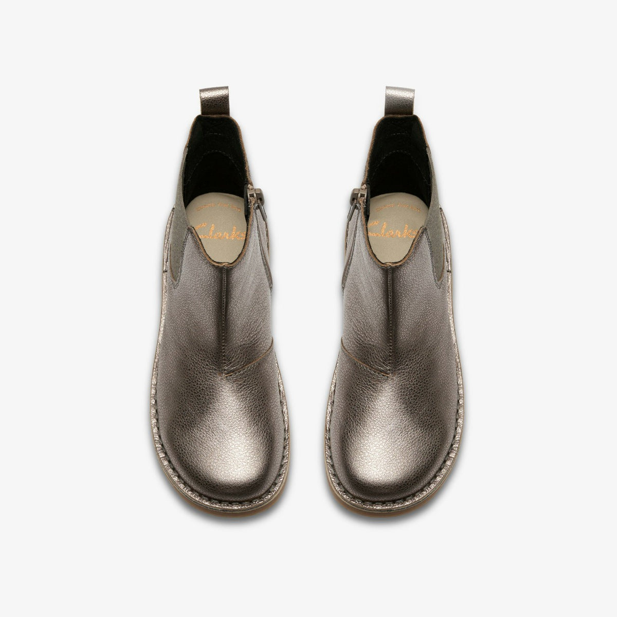 Joyful Sky Kid Pewter - Clarks Kids