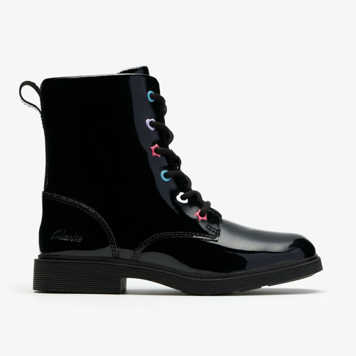 Oaklyn Charm Kid Black Patent - Clarks Kids