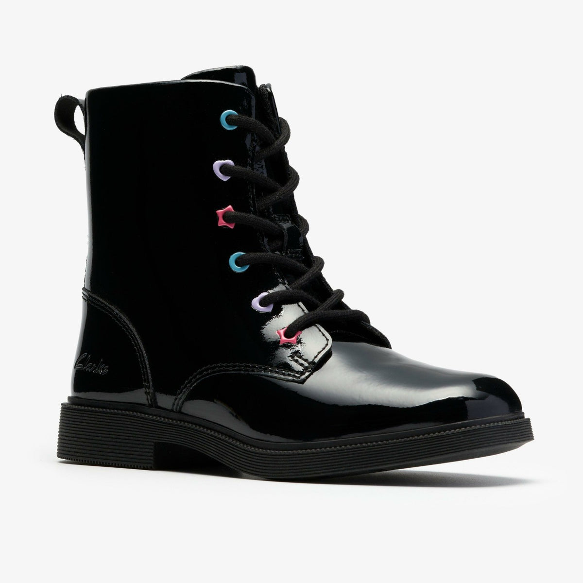 Oaklyn Charm Kid Black Patent - Clarks Kids