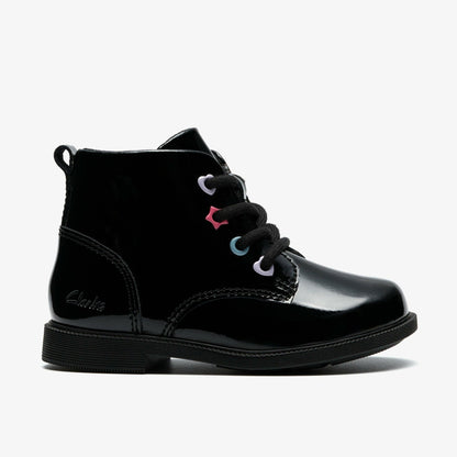 Oaklyn Charm Toddler Black Patent - Clarks Kids