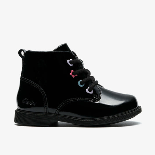 Oaklyn Charm Toddler Black Patent - Clarks Kids