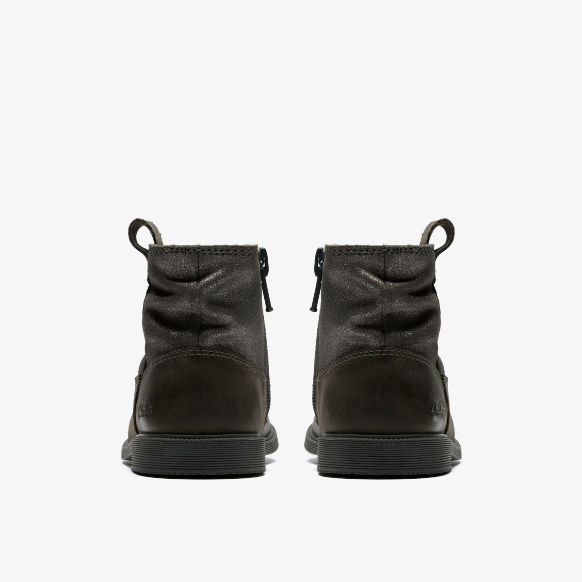 Oaklyn Top Toddler Pewter Suede - Clarks Kids