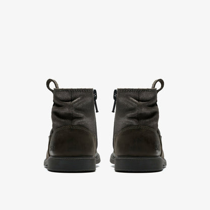 Oaklyn Top Toddler Pewter Suede - Clarks Kids
