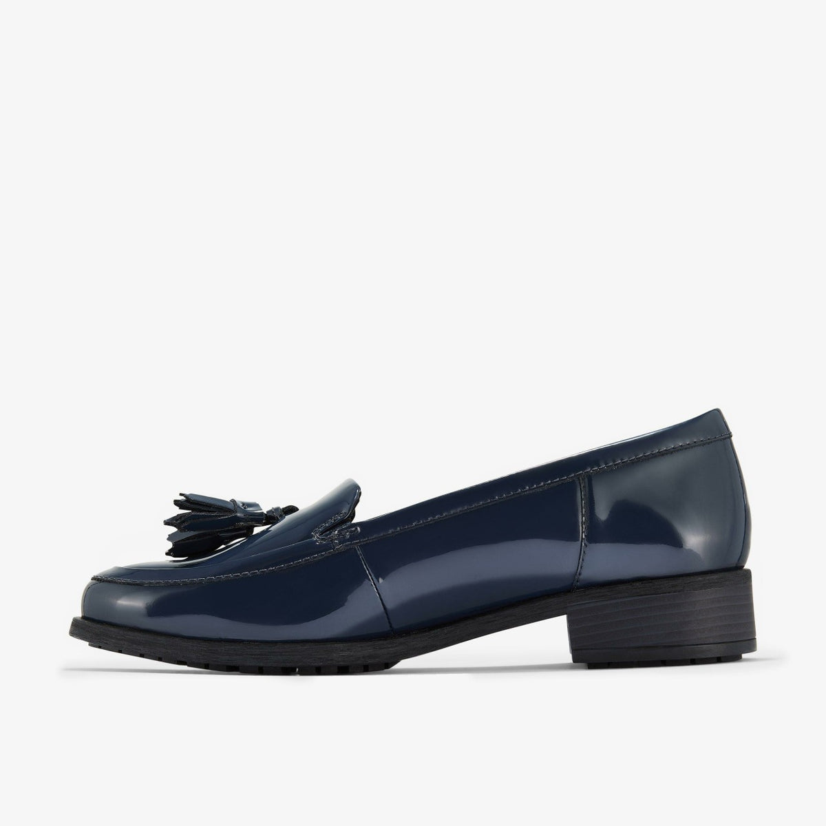 Havisham Edge Loafer Navy Patent - Clarks Women