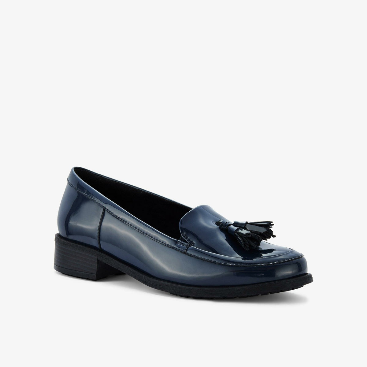 Havisham Edge Loafer Navy Patent - Clarks Women