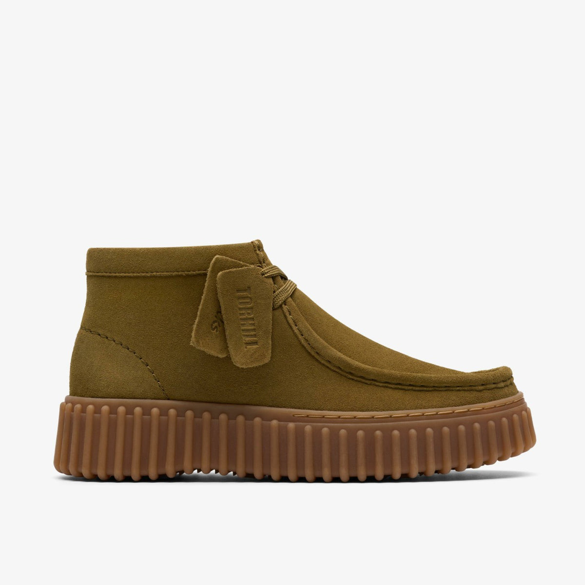 Torhill Moss Olive Suede - Clarks Women