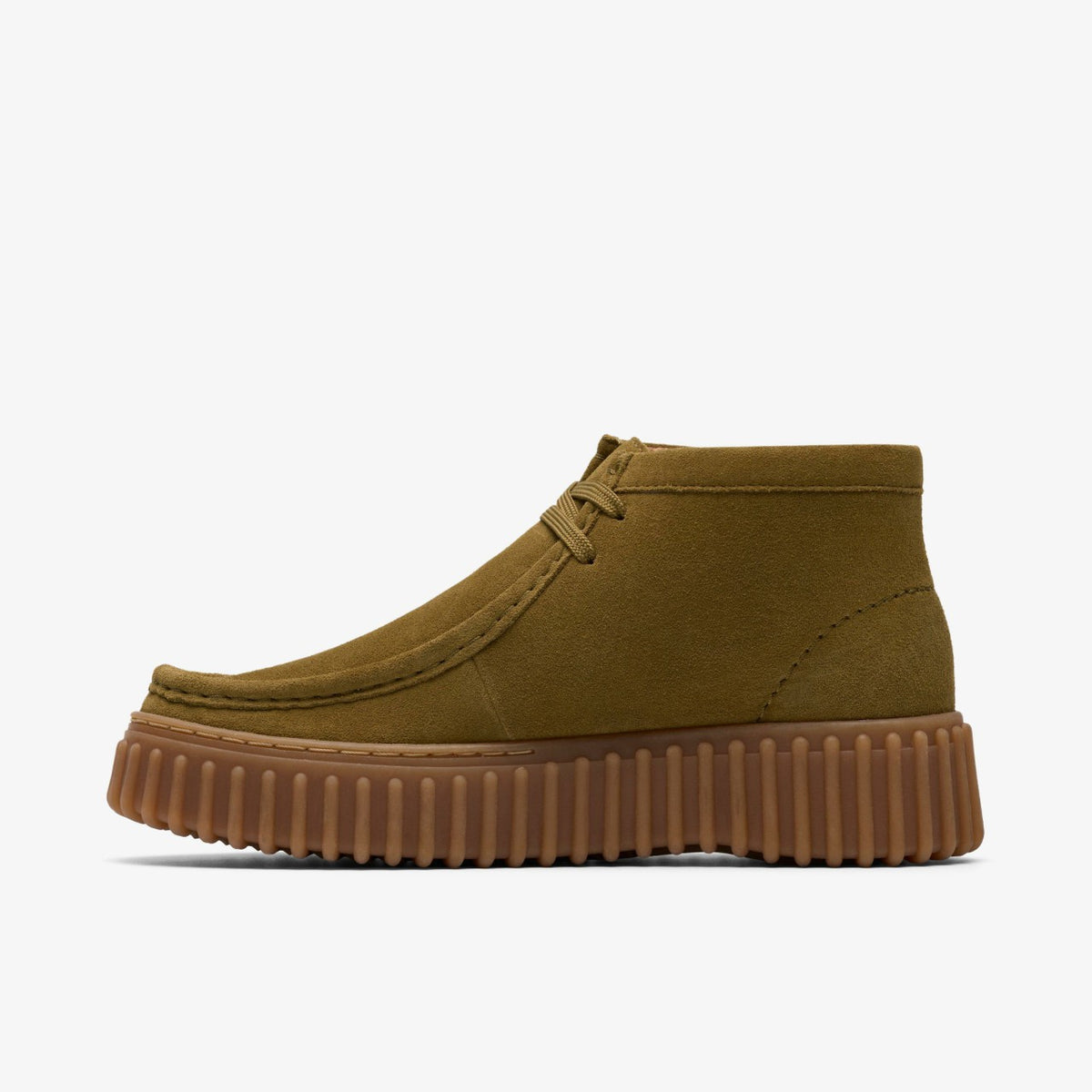Torhill Moss Olive Suede - Clarks Women
