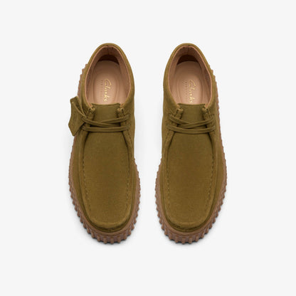 Torhill Moss Olive Suede - Clarks Women