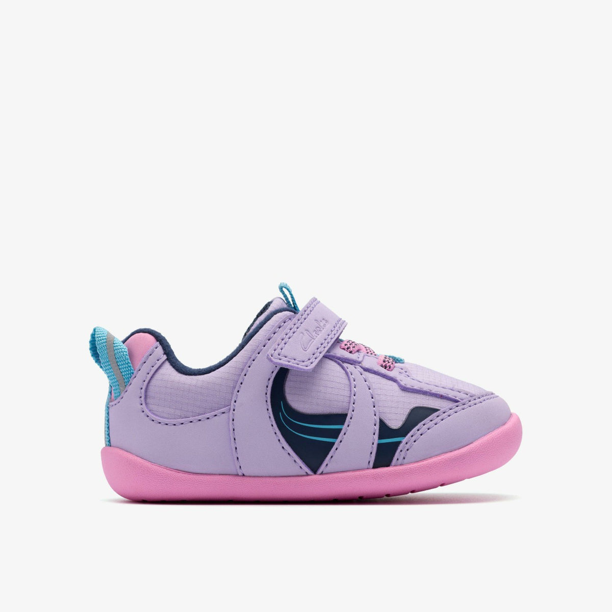Roamer Hero Toddler Lilac Combination - Clarks Kids