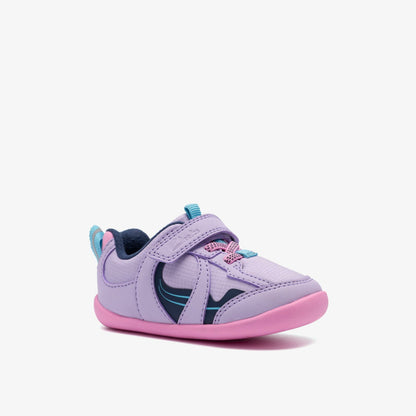 Roamer Hero Toddler Lilac Combination - Clarks Kids