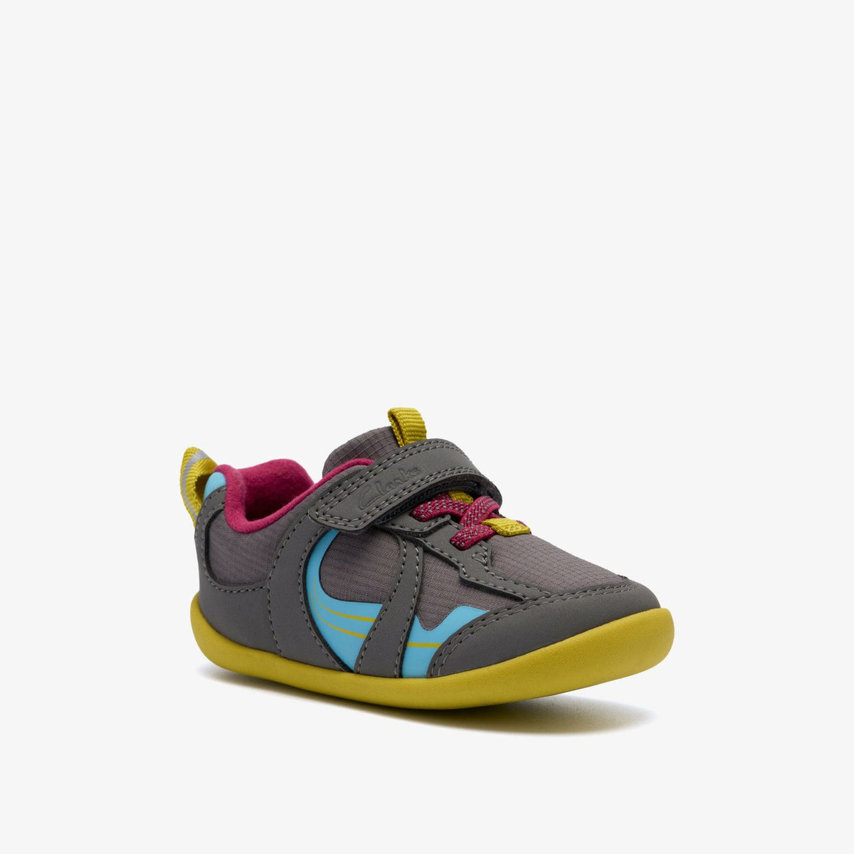 Roamer Hero Toddler Dark Grey Combination - Clarks Kids