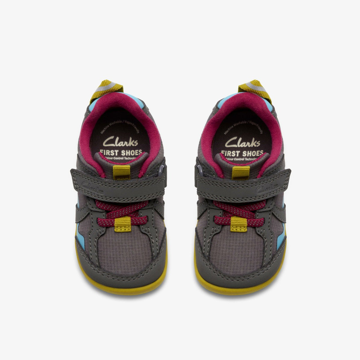Roamer Hero Toddler Dark Grey Combination - Clarks Kids
